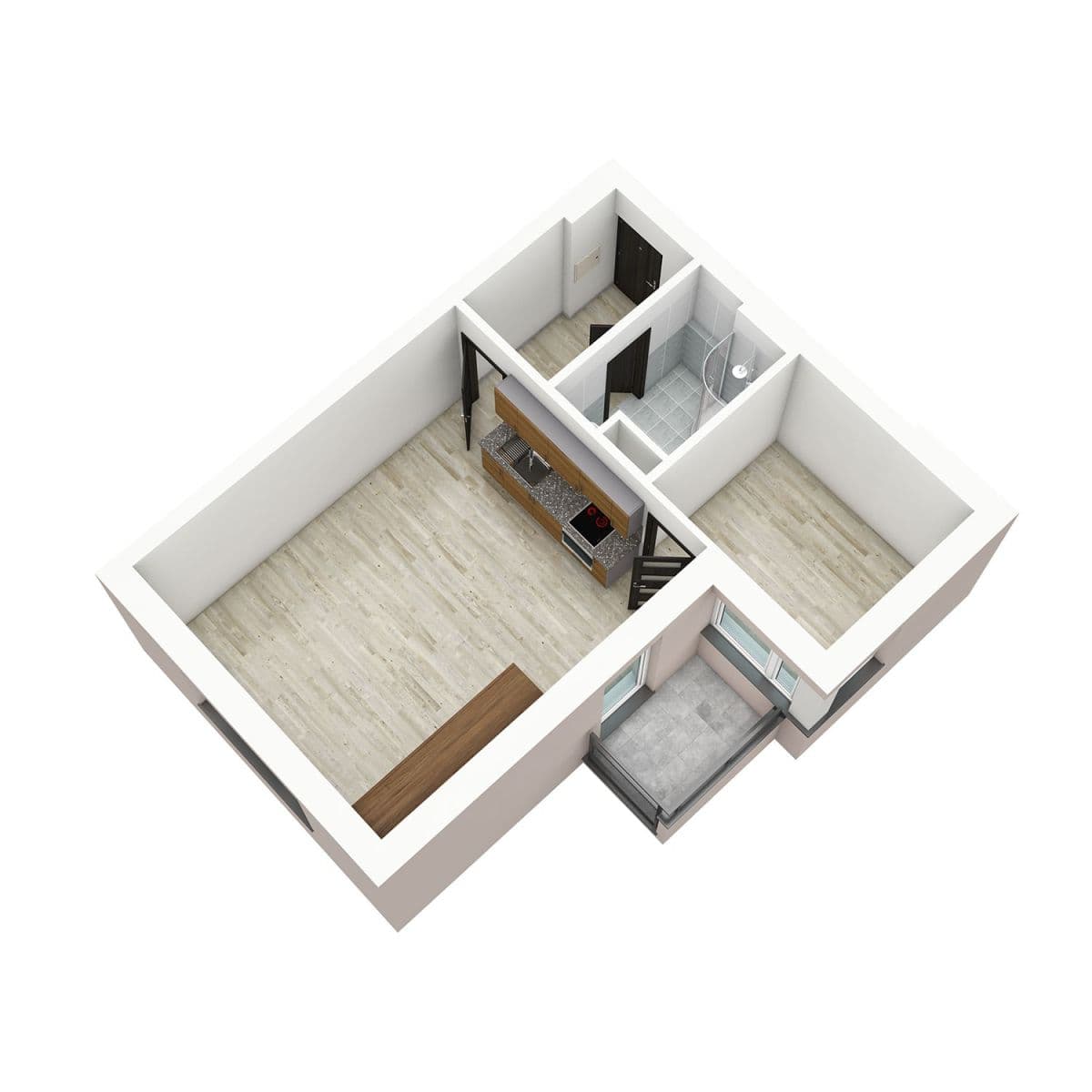 Pronájem bytu 2+kk 42 m², Kadečkové, Praha, Praha Pronájem bytu 2+kk 42 m², Kadečkové, Praha, Praha