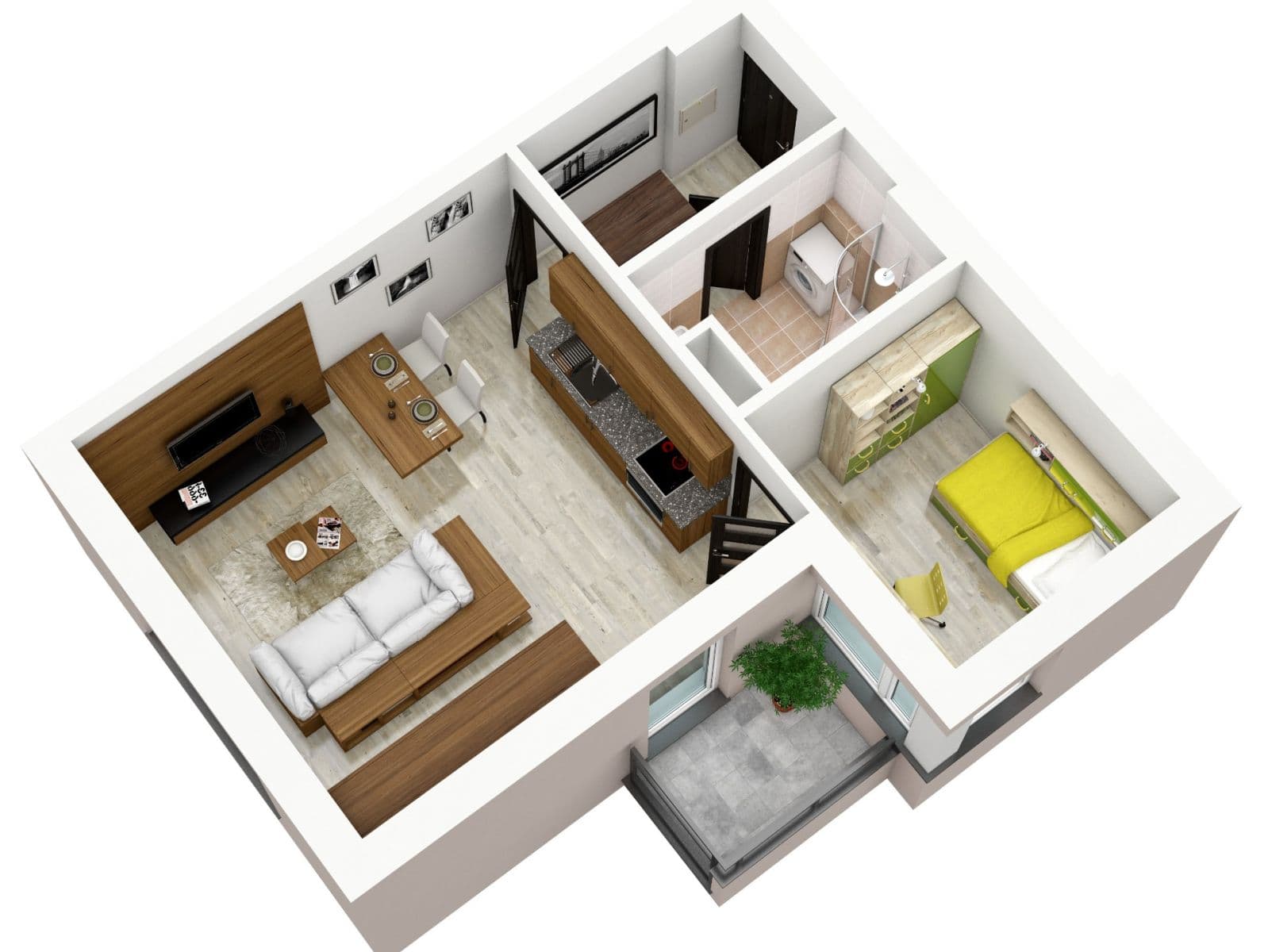 Pronájem bytu 2+kk 42 m², Kadečkové, Praha, Praha Pronájem bytu 2+kk 42 m², Kadečkové, Praha, Praha