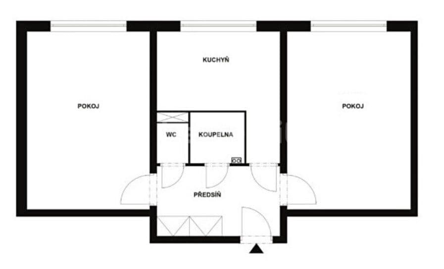 Pronájem bytu 2+1 52 m², Práčská, Praha, Praha Pronájem bytu 2+1 52 m², Práčská, Praha, Praha