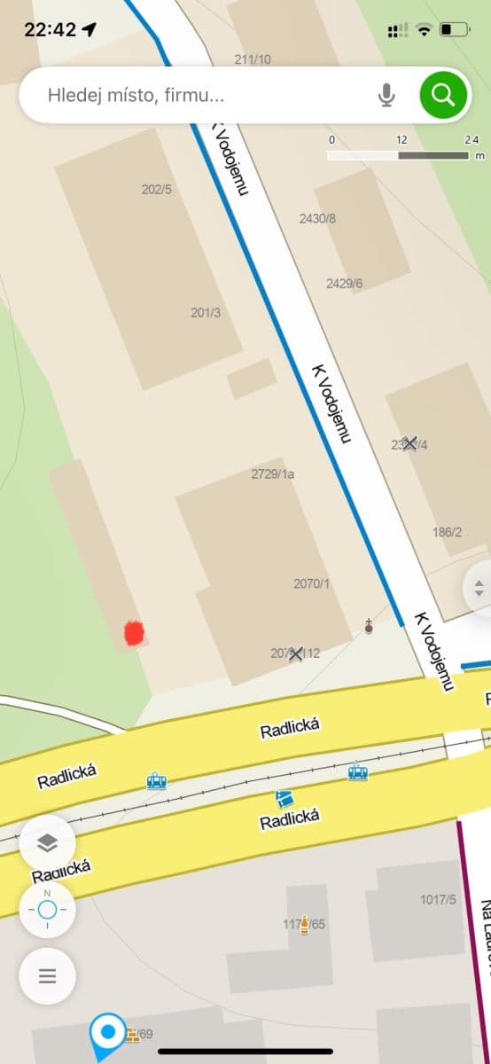 Pronájem garáže 23 m², K Vodojemu, Praha, Praha Pronájem garáže 23 m², K Vodojemu, Praha, Praha