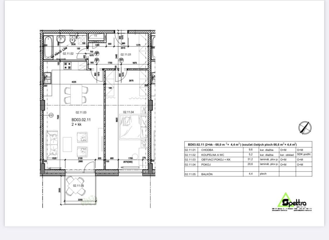 Pronájem bytu 2+kk 72 m², Nepilova, Beroun, Středočeský kraj Pronájem bytu 2+kk 72 m², Nepilova, Beroun, Středočeský kraj