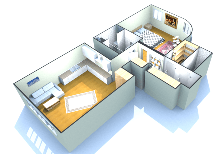 Pronájem bytu 2+kk 62 m², Buzulucká, Praha, Praha Pronájem bytu 2+kk 62 m², Buzulucká, Praha, Praha