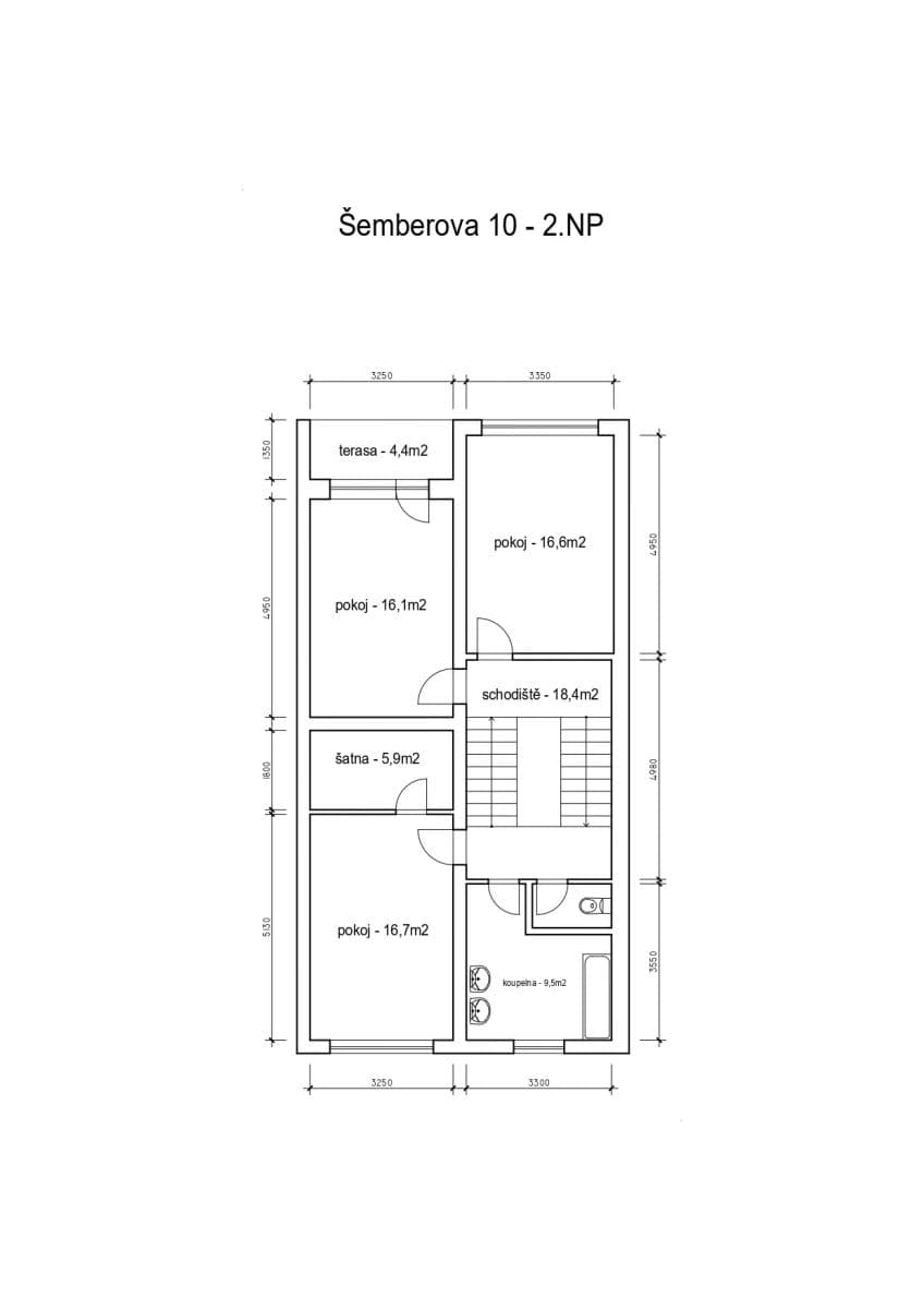 Pronájem domu 250 m², pozemek 290 m², Šemberova, Brno, Jihomoravský kraj Pronájem domu 250 m², pozemek 290 m², Šemberova, Brno, Jihomoravský kraj