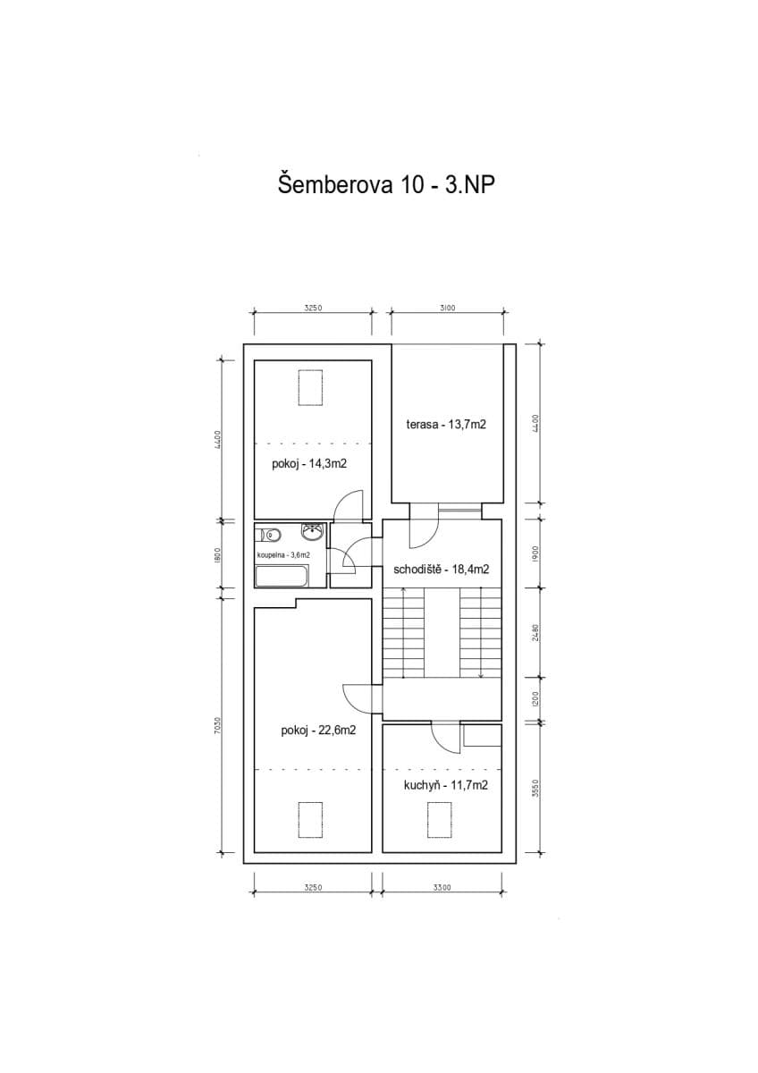 Pronájem domu 250 m², pozemek 290 m², Šemberova, Brno, Jihomoravský kraj Pronájem domu 250 m², pozemek 290 m², Šemberova, Brno, Jihomoravský kraj