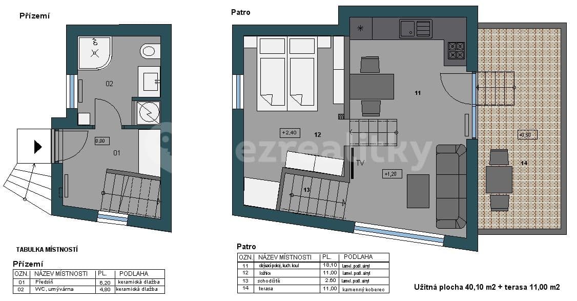 Pronájem domu 51 m², pozemek 10 m², K vodojemu, Praha, Praha Pronájem domu 51 m², pozemek 10 m², K vodojemu, Praha, Praha