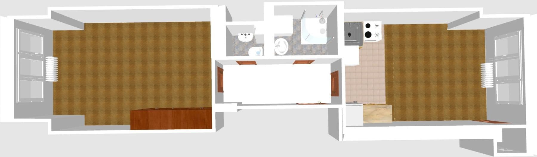 Prodej bytu 1+1 46 m², Křižíkova, Praha, Praha Prodej bytu 1+1 46 m², Křižíkova, Praha, Praha