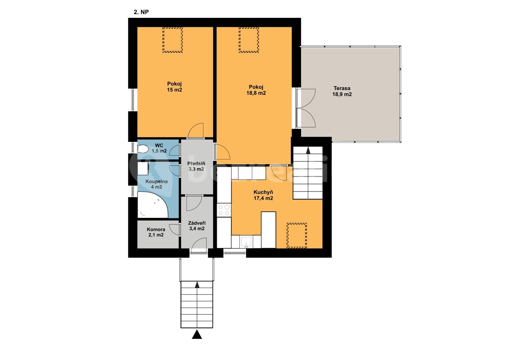 Pronájem domu 90 m², pozemek 300 m², Náves, Úholičky, Středočeský kraj Pronájem domu 90 m², pozemek 300 m², Náves, Úholičky, Středočeský kraj