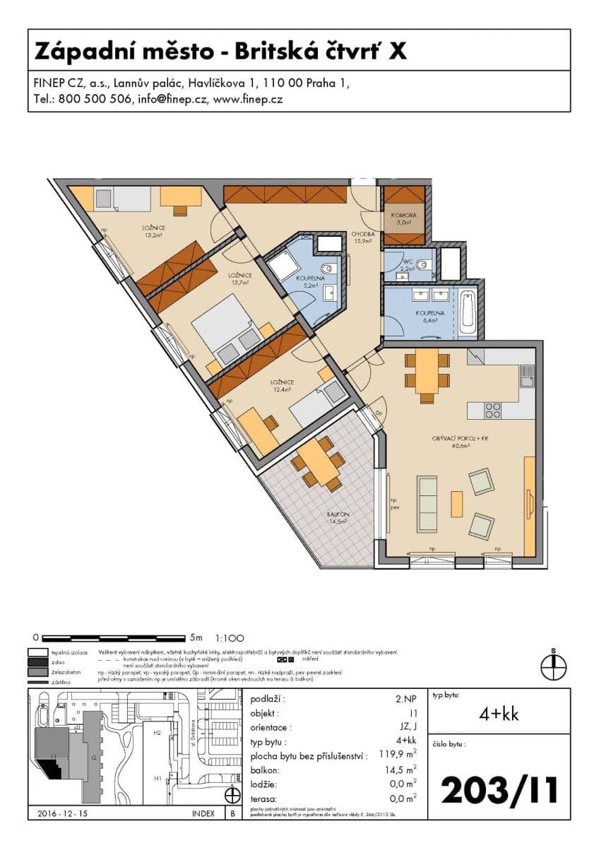 Pronájem bytu 4+kk 120 m², Medunova, Praha, Praha Pronájem bytu 4+kk 120 m², Medunova, Praha, Praha