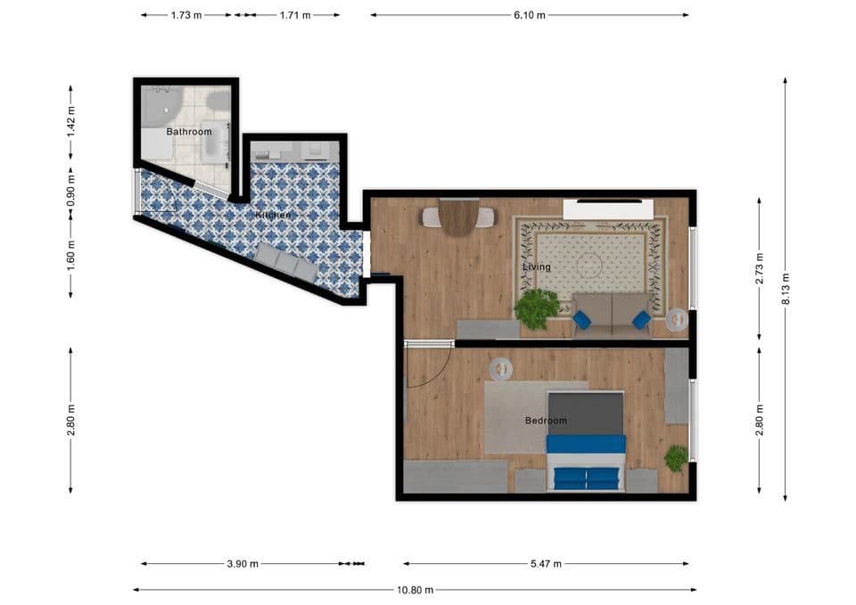Pronájem bytu 2+1 44 m², Ruská, Praha, Praha Pronájem bytu 2+1 44 m², Ruská, Praha, Praha
