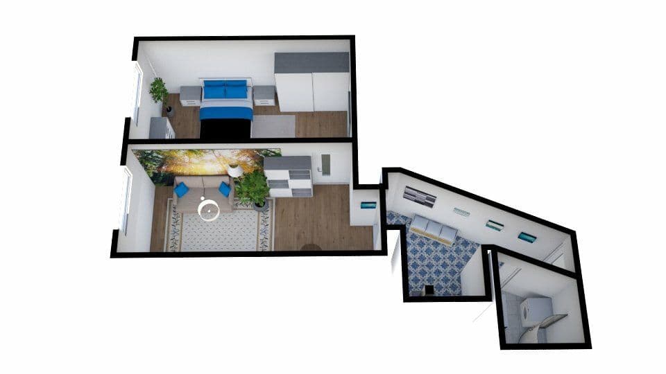 Pronájem bytu 2+1 44 m², Ruská, Praha, Praha Pronájem bytu 2+1 44 m², Ruská, Praha, Praha