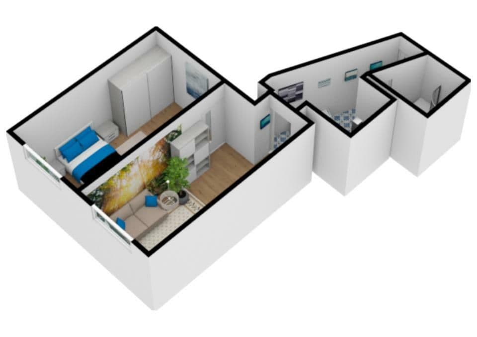 Pronájem bytu 2+1 44 m², Ruská, Praha, Praha Pronájem bytu 2+1 44 m², Ruská, Praha, Praha