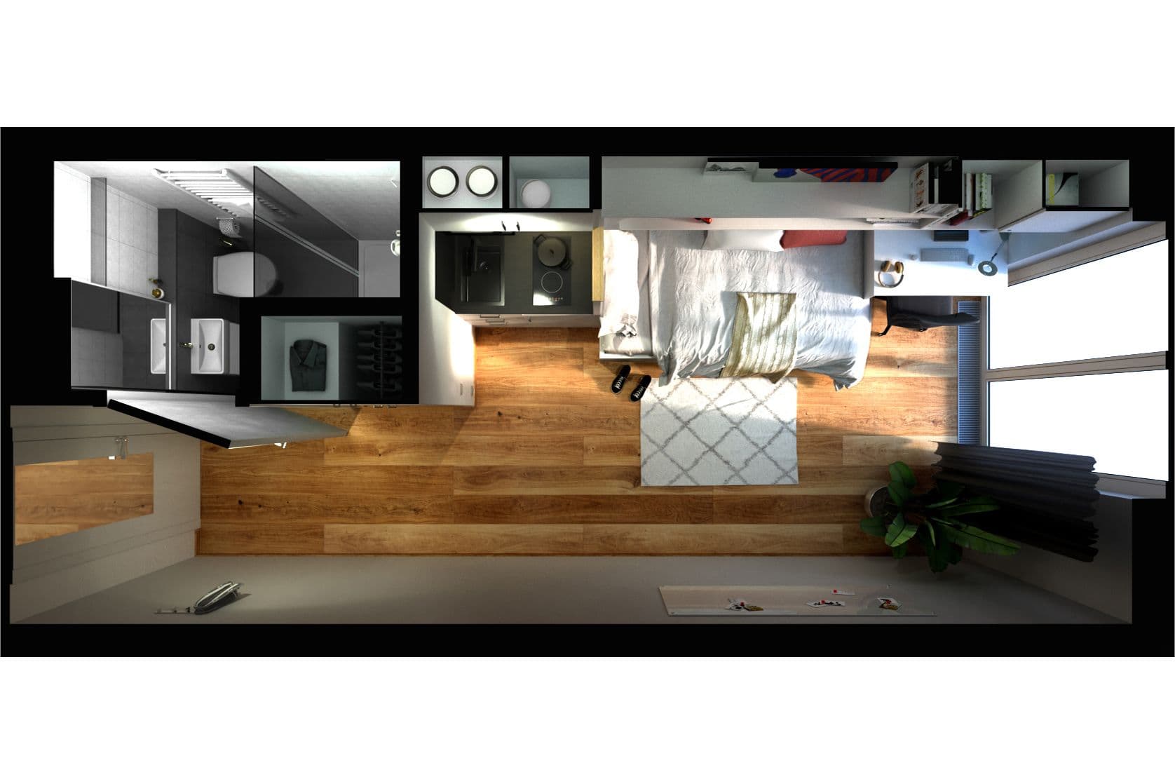 Pronájem bytu 1+kk 15 m², Na Zátorách, Praha, Praha Pronájem bytu 1+kk 15 m², Na Zátorách, Praha, Praha