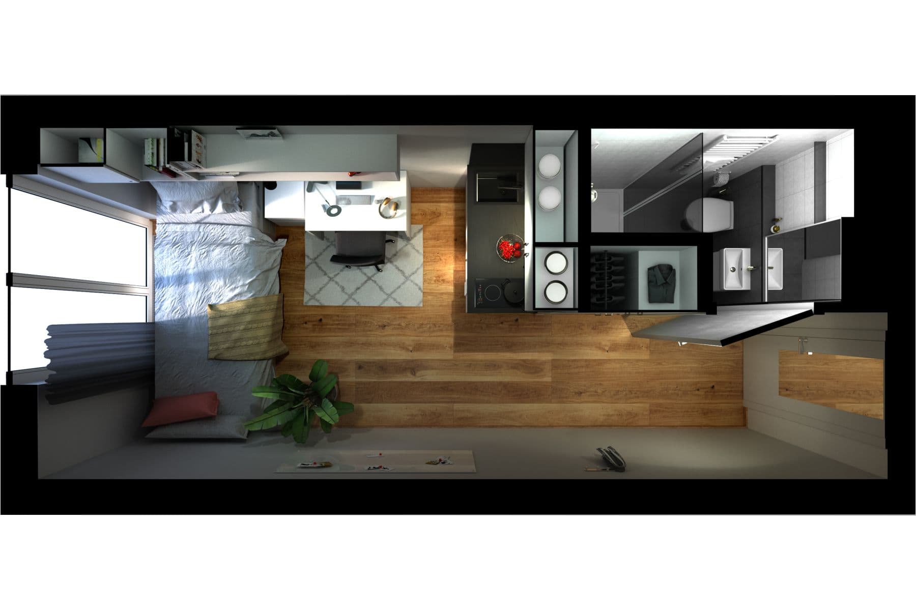 Pronájem bytu 1+kk 15 m², Na Zátorách, Praha, Praha Pronájem bytu 1+kk 15 m², Na Zátorách, Praha, Praha