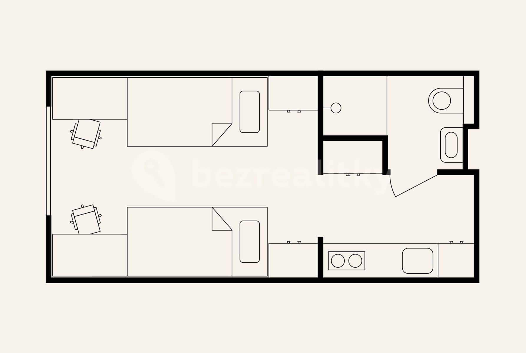 Pronájem bytu 1+kk 17 m², Na Zátorách, Praha, Praha Pronájem bytu 1+kk 17 m², Na Zátorách, Praha, Praha