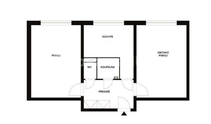 Pronájem bytu 2+1 54 m², Konžská, Praha, Praha Pronájem bytu 2+1 54 m², Konžská, Praha, Praha
