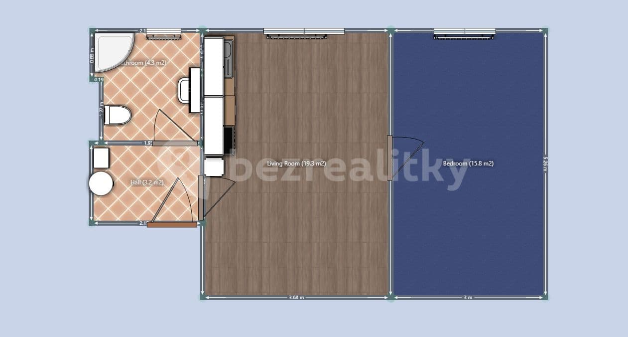 Pronájem bytu 2+kk 48 m², Úslavská, Plzeň, Plzeňský kraj Pronájem bytu 2+kk 48 m², Úslavská, Plzeň, Plzeňský kraj