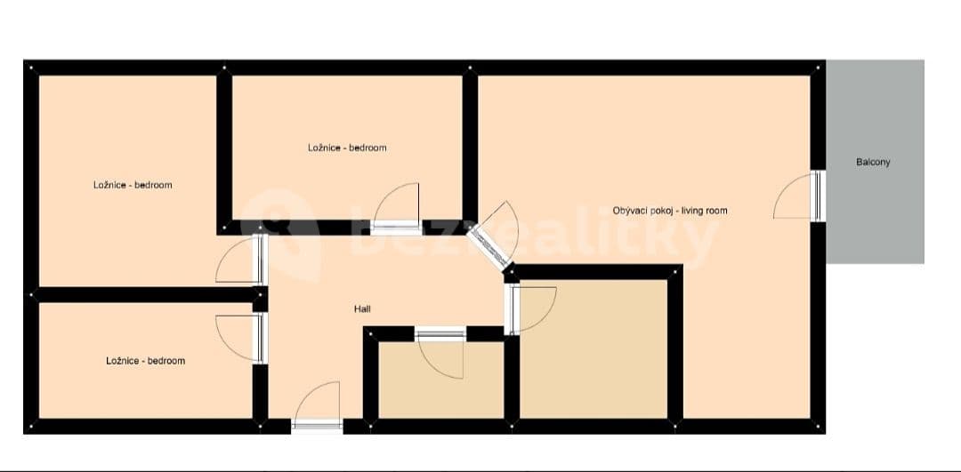 Pronájem bytu 4+kk 85 m², Sicherova, Praha, Praha Pronájem bytu 4+kk 85 m², Sicherova, Praha, Praha