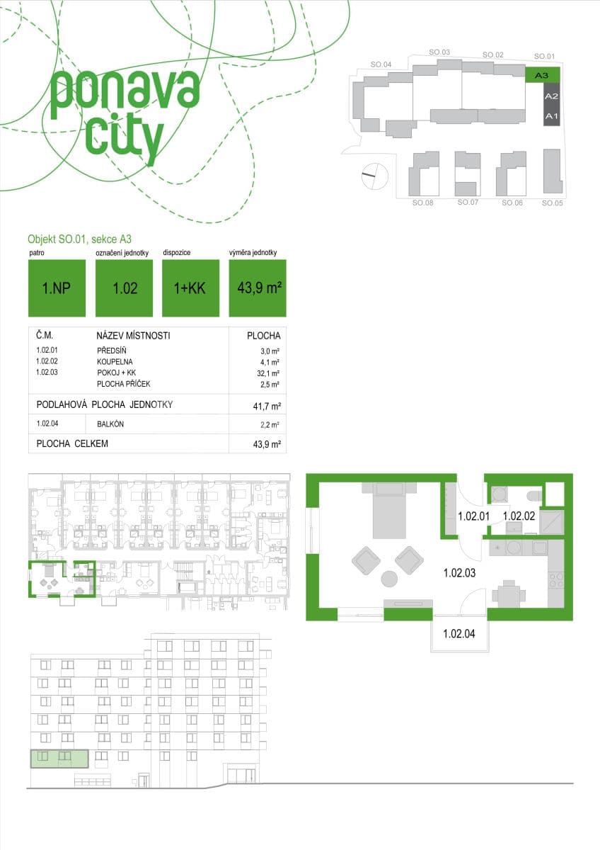 Pronájem bytu 1+kk 44 m², Reissigova, Brno, Jihomoravský kraj Pronájem bytu 1+kk 44 m², Reissigova, Brno, Jihomoravský kraj