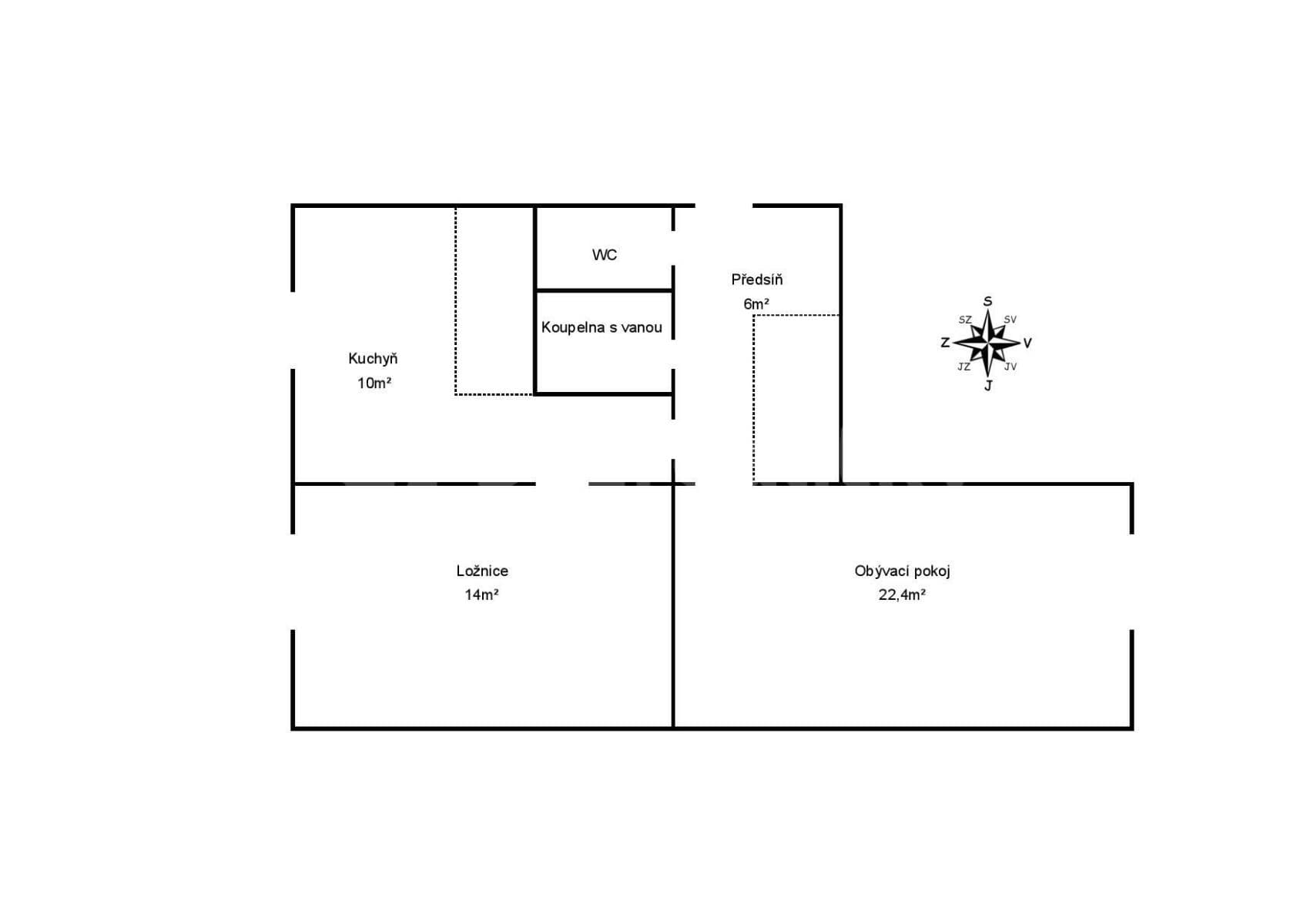 Pronájem bytu 2+1 56 m², Nad Alejí, Praha, Praha Pronájem bytu 2+1 56 m², Nad Alejí, Praha, Praha