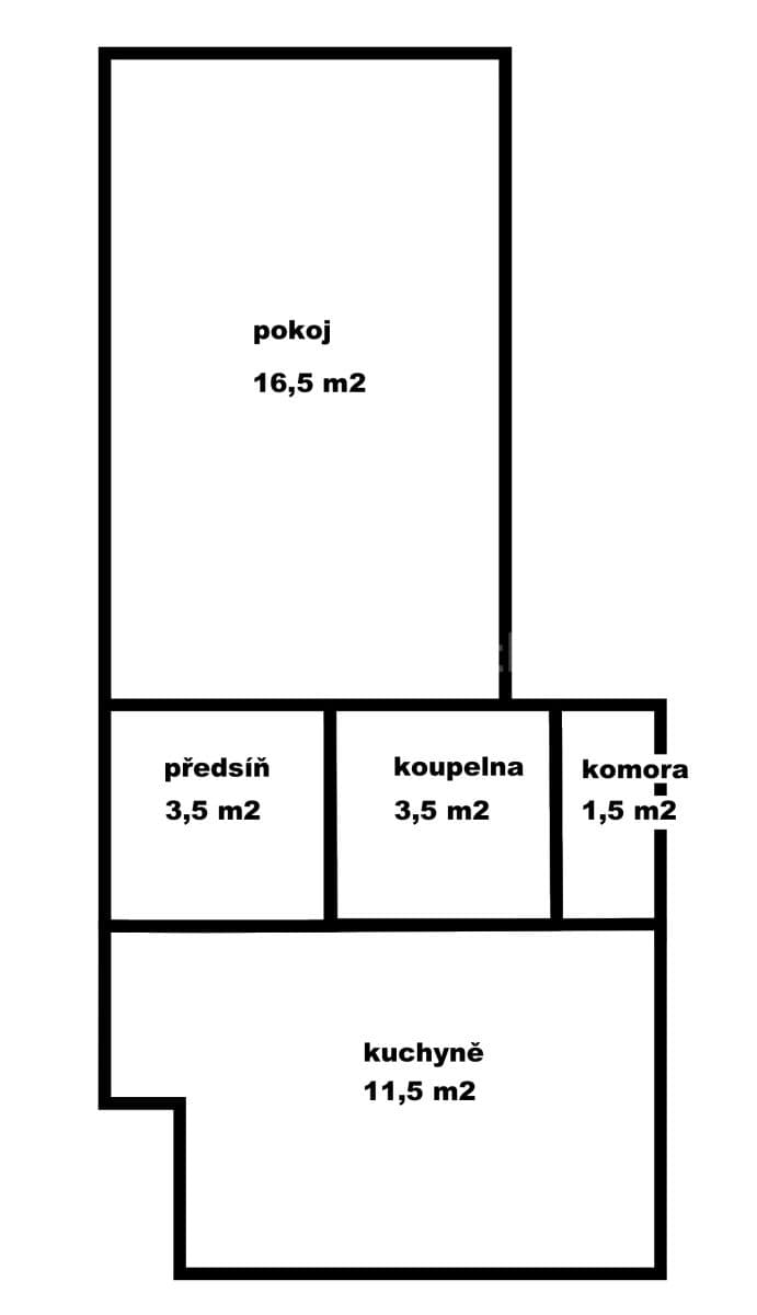 Pronájem bytu 1+1 37 m², Příční, Brno, Jihomoravský kraj Pronájem bytu 1+1 37 m², Příční, Brno, Jihomoravský kraj