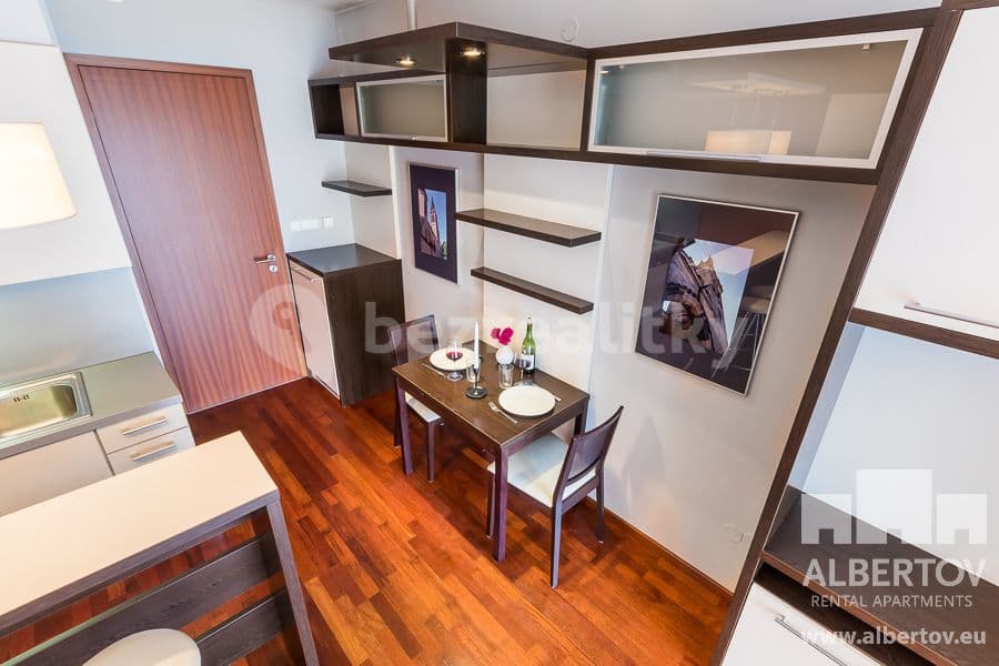 Pronájem bytu 1+kk 33 m², Horská, Praha, Praha