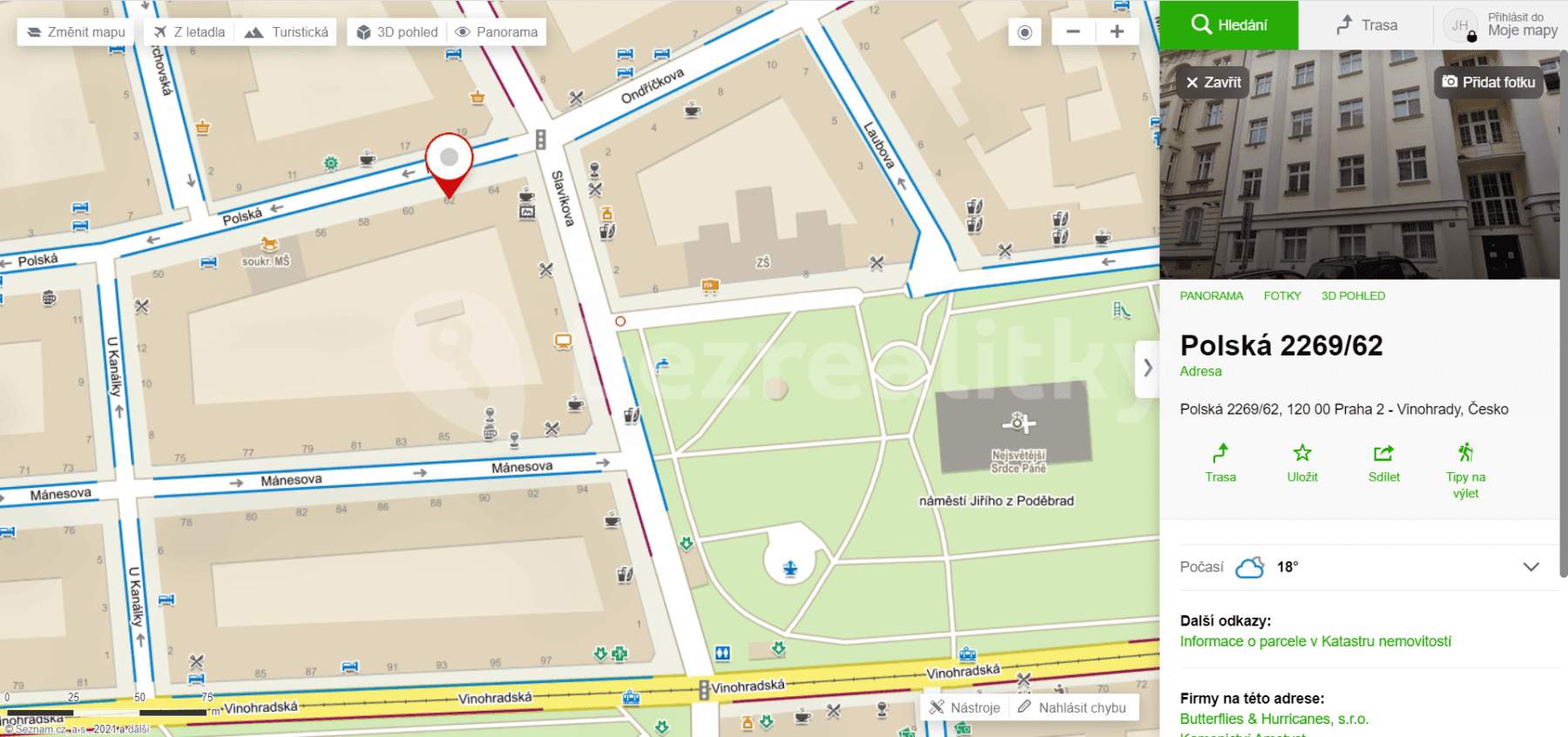 Pronájem bytu 2+kk 45 m², Polská, Praha, Praha Pronájem bytu 2+kk 45 m², Polská, Praha, Praha