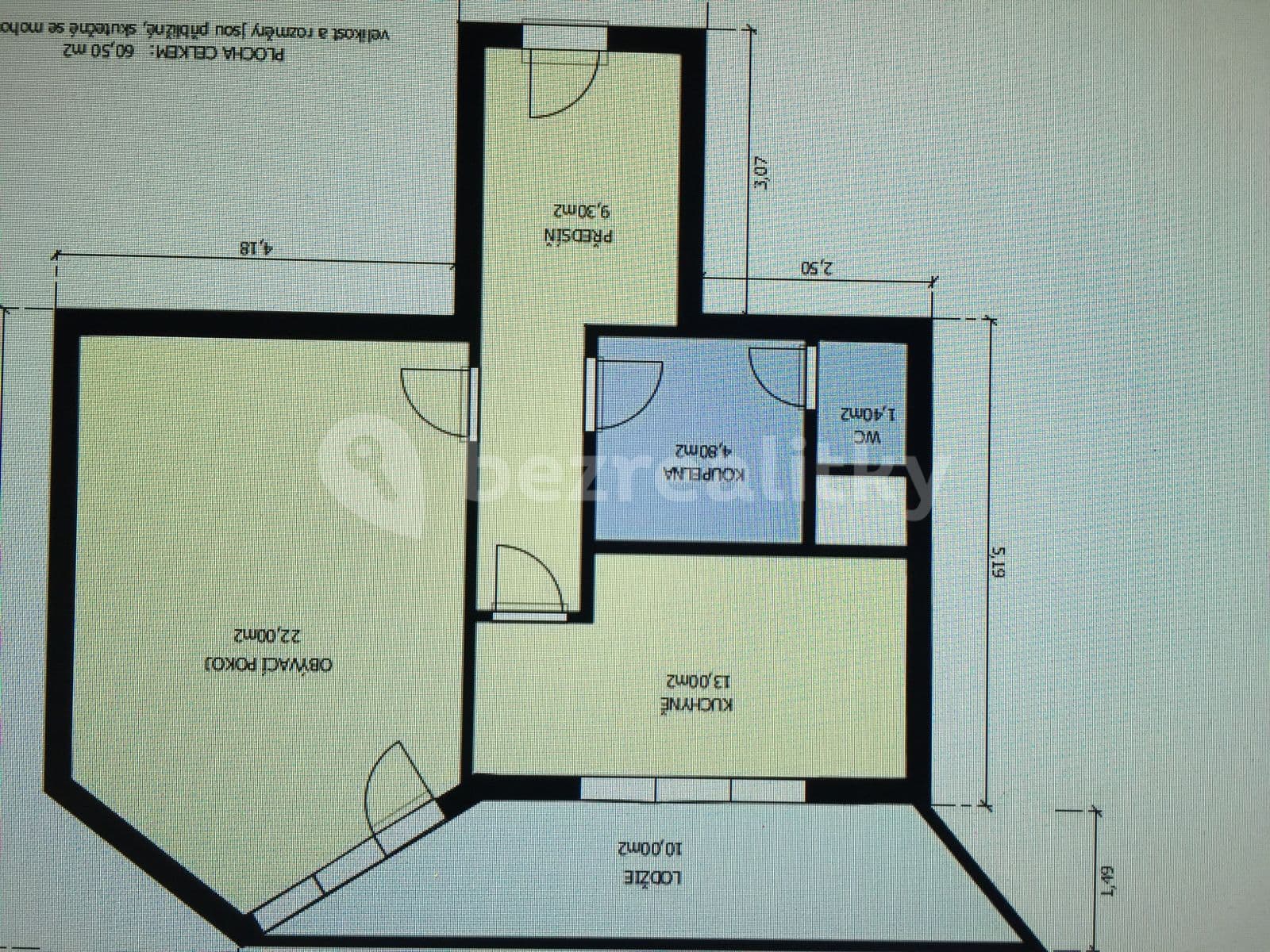 Pronájem bytu 1+1 60 m², Slévačská, Praha, Praha Pronájem bytu 1+1 60 m², Slévačská, Praha, Praha