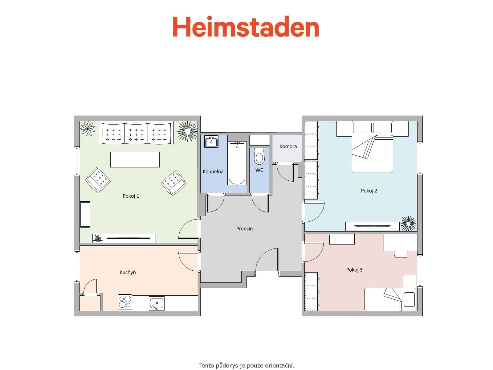 Pronájem bytu 3+1 72 m², Hlavní třída, Havířov, Moravskoslezský kraj Pronájem bytu 3+1 72 m², Hlavní třída, Havířov, Moravskoslezský kraj