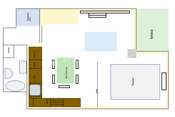 Pronájem bytu 1+kk 34 m², U Pergamenky, Praha, Praha Pronájem bytu 1+kk 34 m², U Pergamenky, Praha, Praha
