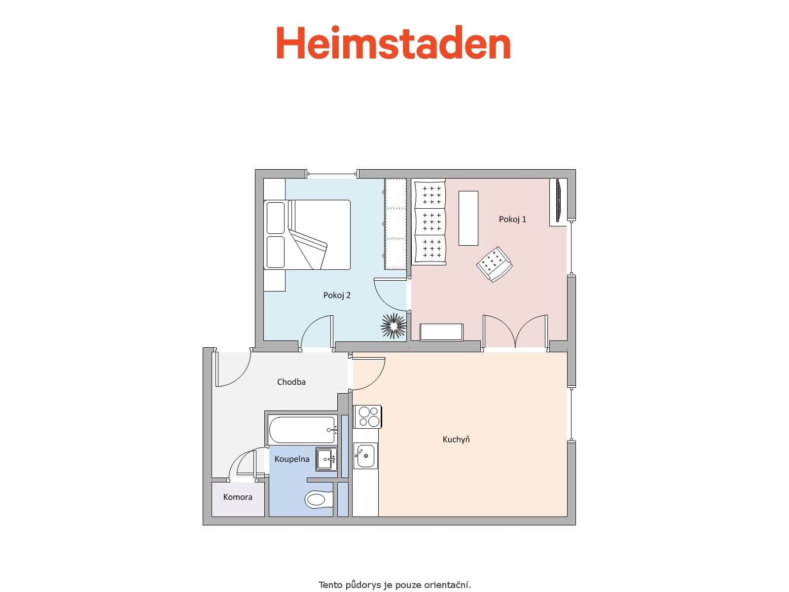 Pronájem bytu 2+1 59 m², Na Nábřeží, Havířov, Moravskoslezský kraj Pronájem bytu 2+1 59 m², Na Nábřeží, Havířov, Moravskoslezský kraj