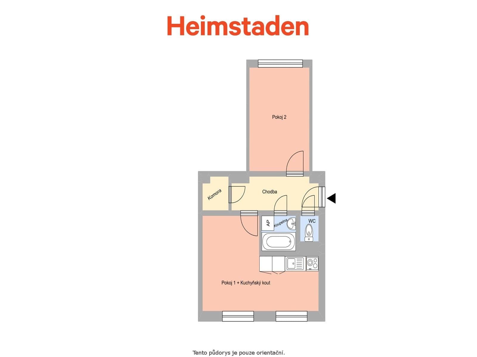 Pronájem bytu 2+kk 43 m², Pastrňákova, Ostrava, Moravskoslezský kraj Pronájem bytu 2+kk 43 m², Pastrňákova, Ostrava, Moravskoslezský kraj