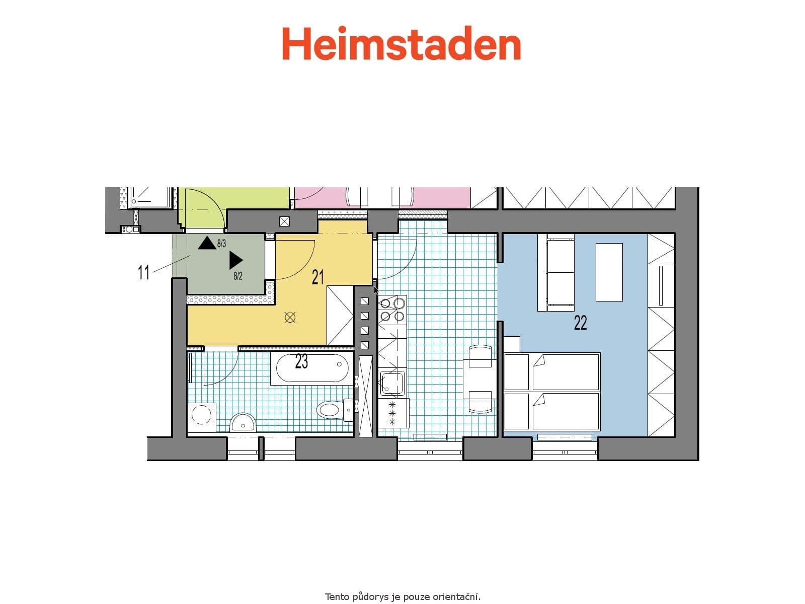 Pronájem bytu 1+kk 31 m², Sadová, Havířov, Moravskoslezský kraj Pronájem bytu 1+kk 31 m², Sadová, Havířov, Moravskoslezský kraj