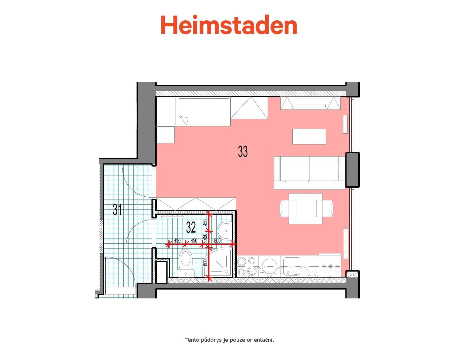 Pronájem bytu 1+kk 23 m², Národní třída, Havířov, Moravskoslezský kraj Pronájem bytu 1+kk 23 m², Národní třída, Havířov, Moravskoslezský kraj