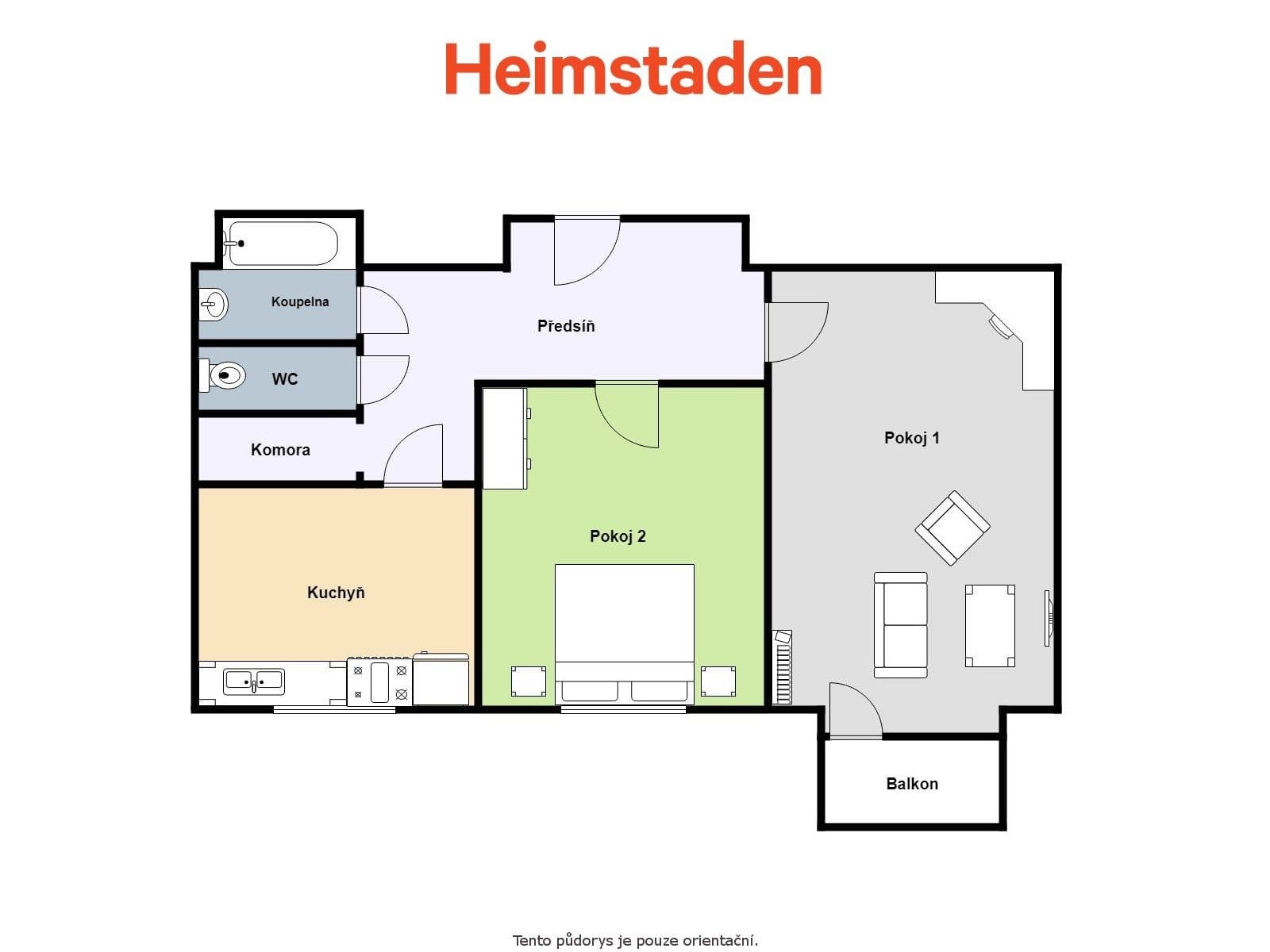 Pronájem bytu 2+1 56 m², Bieblova, Havířov, Moravskoslezský kraj Pronájem bytu 2+1 56 m², Bieblova, Havířov, Moravskoslezský kraj