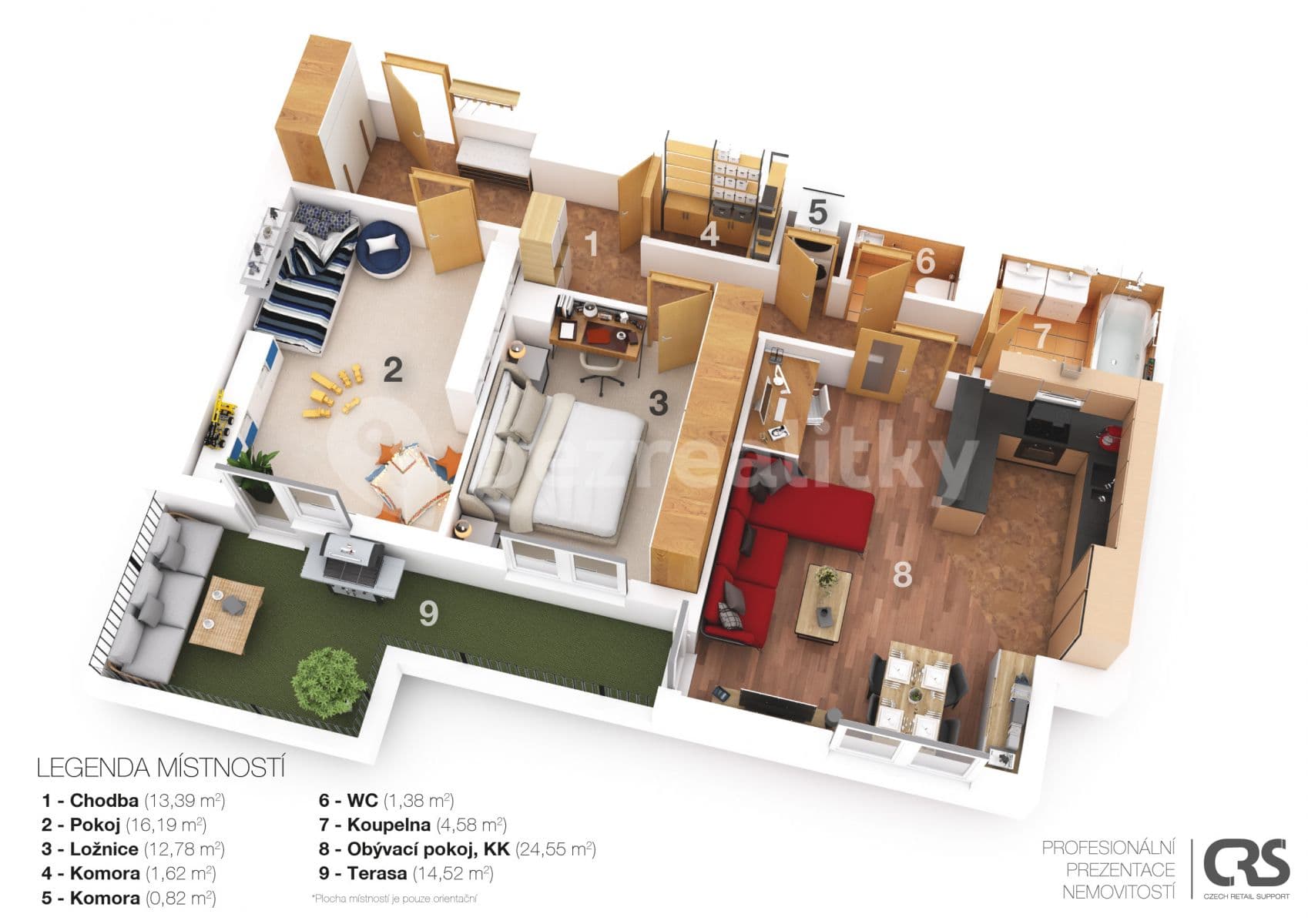 Pronájem bytu 3+kk 92 m², Marie Podvalové, Praha, Praha Pronájem bytu 3+kk 92 m², Marie Podvalové, Praha, Praha