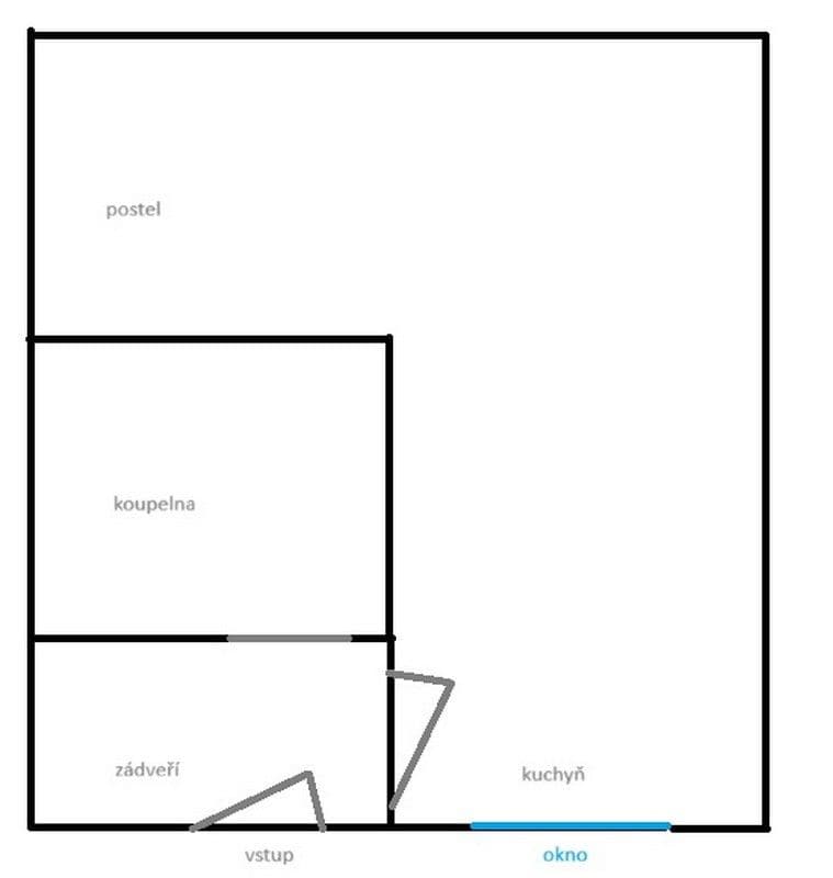 Pronájem bytu Garsoniéra 32 m², Lošetická, Praha, Praha Pronájem bytu Garsoniéra 32 m², Lošetická, Praha, Praha