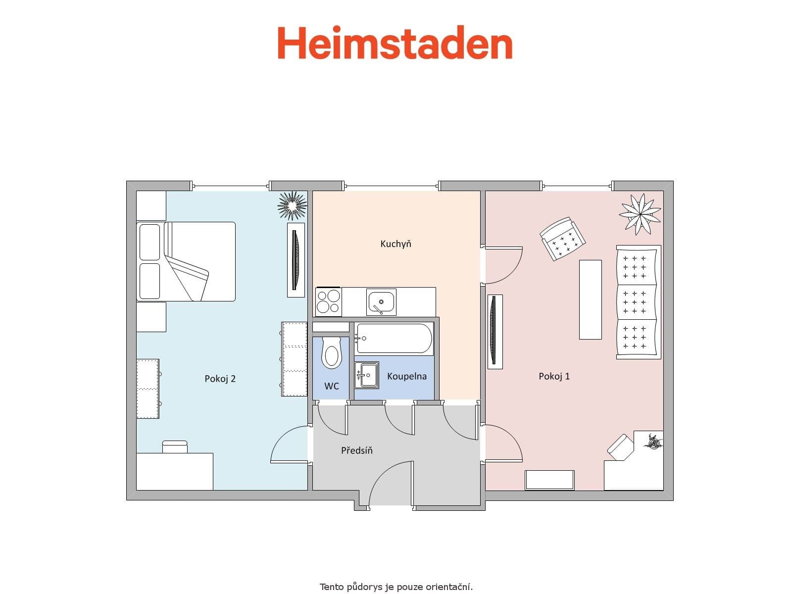 Pronájem bytu 2+1 52 m², Národní třída, Havířov, Moravskoslezský kraj Pronájem bytu 2+1 52 m², Národní třída, Havířov, Moravskoslezský kraj