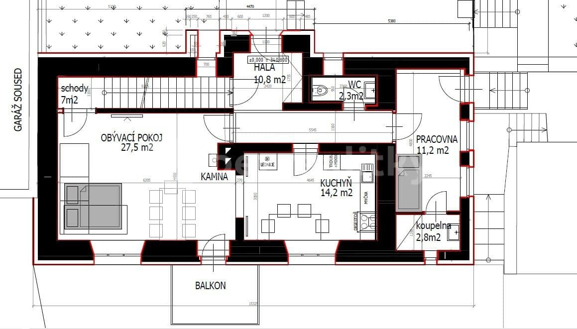 Pronájem domu 224 m², pozemek 572 m², Dolejší, Kosoř, Středočeský kraj Pronájem domu 224 m², pozemek 572 m², Dolejší, Kosoř, Středočeský kraj