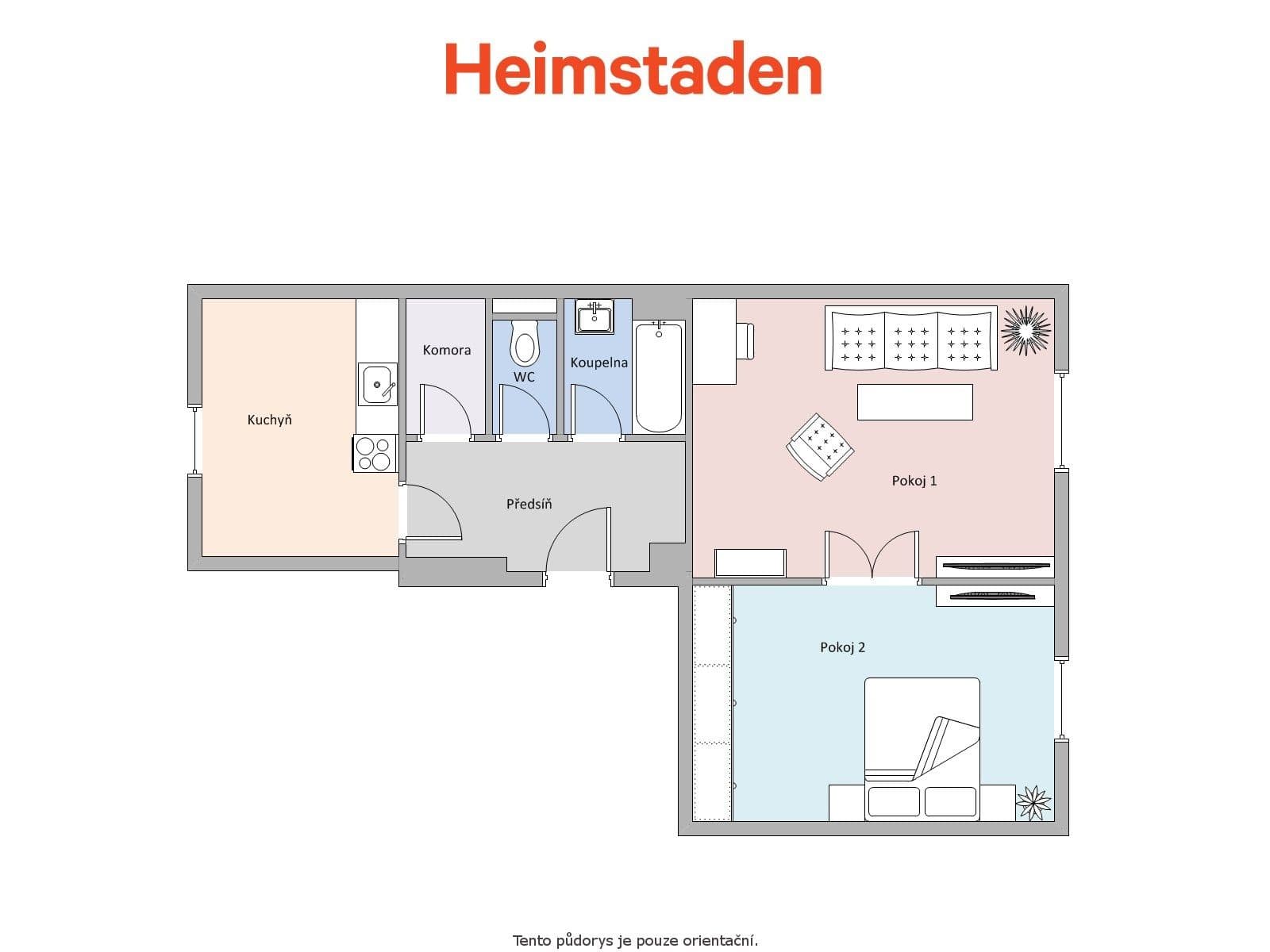 Pronájem bytu 2+1 54 m², U Stromovky, Havířov, Moravskoslezský kraj Pronájem bytu 2+1 54 m², U Stromovky, Havířov, Moravskoslezský kraj