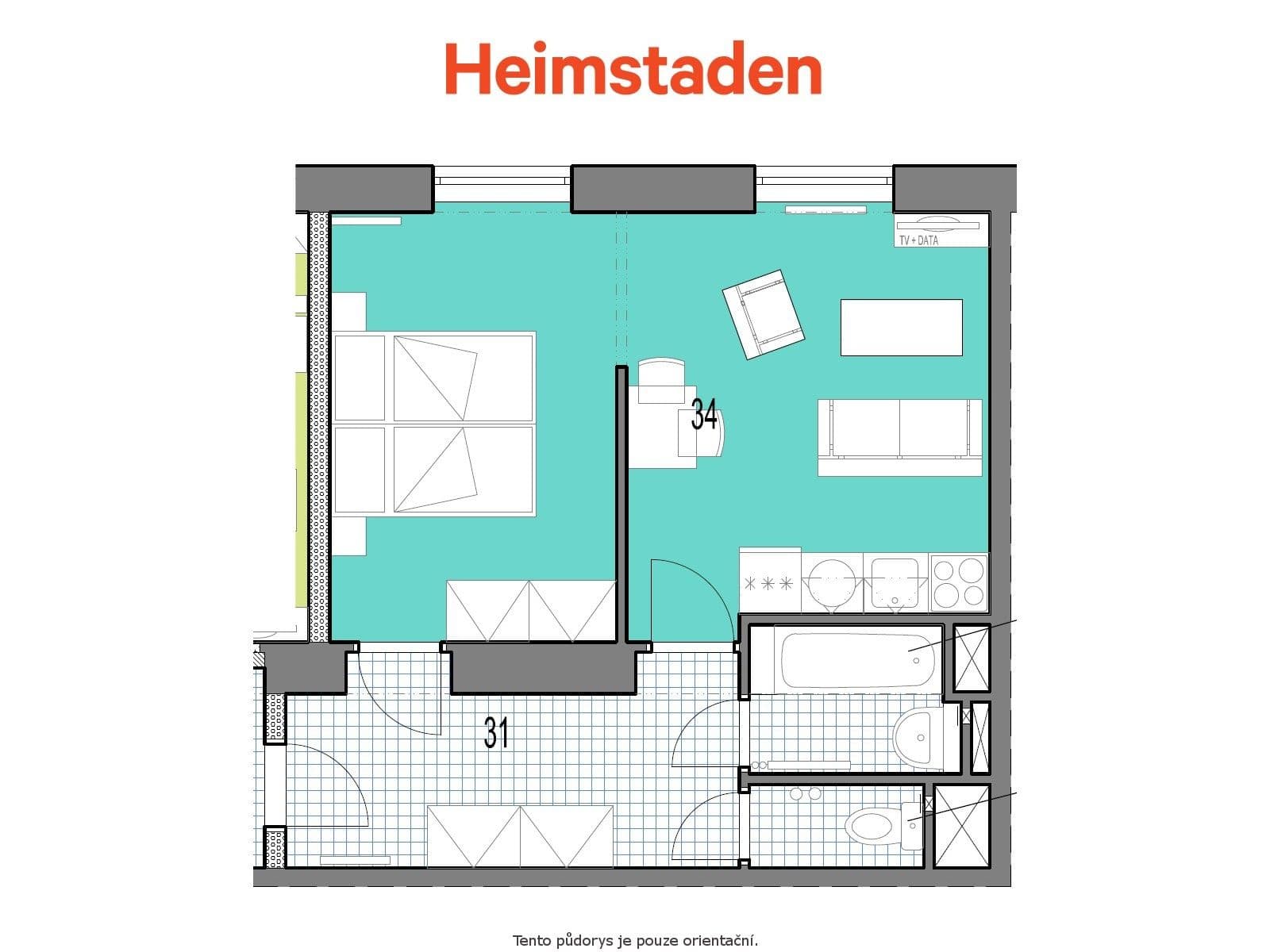 Pronájem bytu 1+kk 29 m², Nerudova, Havířov, Moravskoslezský kraj Pronájem bytu 1+kk 29 m², Nerudova, Havířov, Moravskoslezský kraj