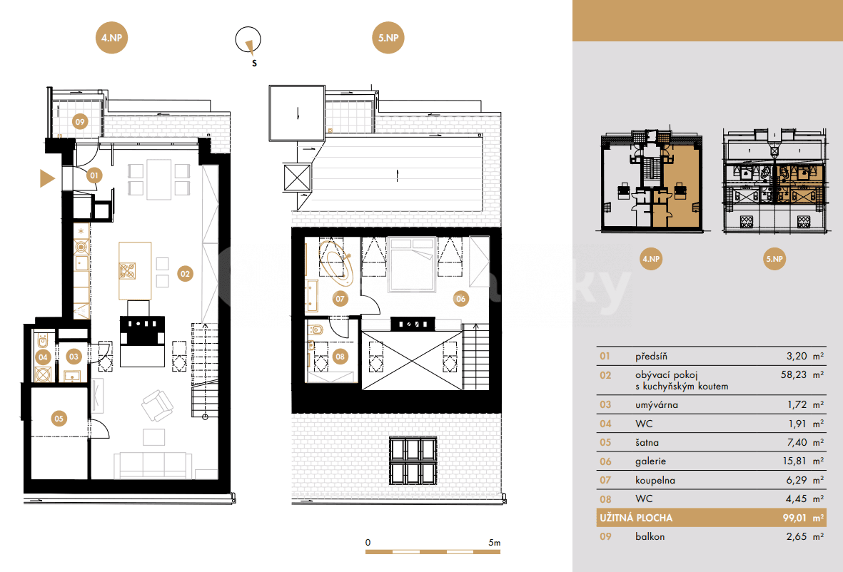 Pronájem bytu 2+kk 99 m², Francouzská, Praha, Praha Pronájem bytu 2+kk 99 m², Francouzská, Praha, Praha