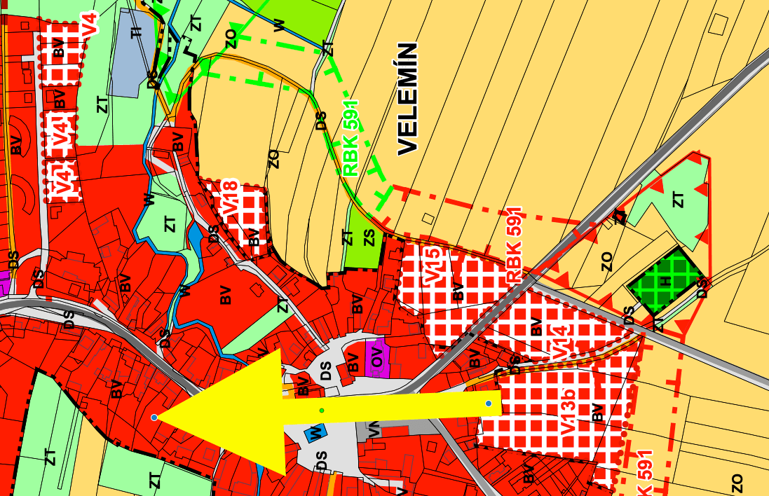 Prodej pozemku 800 m², Velemín, Ústecký kraj Prodej pozemku 800 m², Velemín, Ústecký kraj