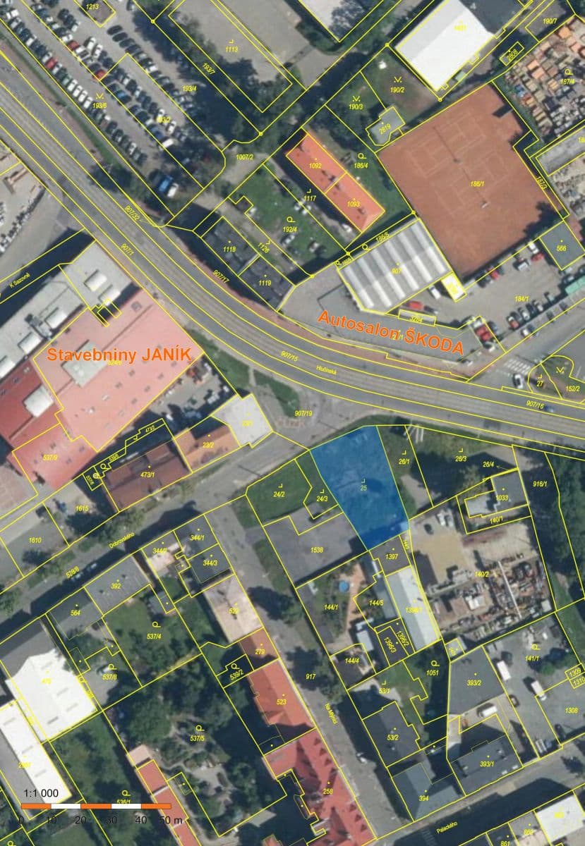Pronájem pozemku 776 m², Dobrovského, Ostrava, Moravskoslezský kraj Pronájem pozemku 776 m², Dobrovského, Ostrava, Moravskoslezský kraj