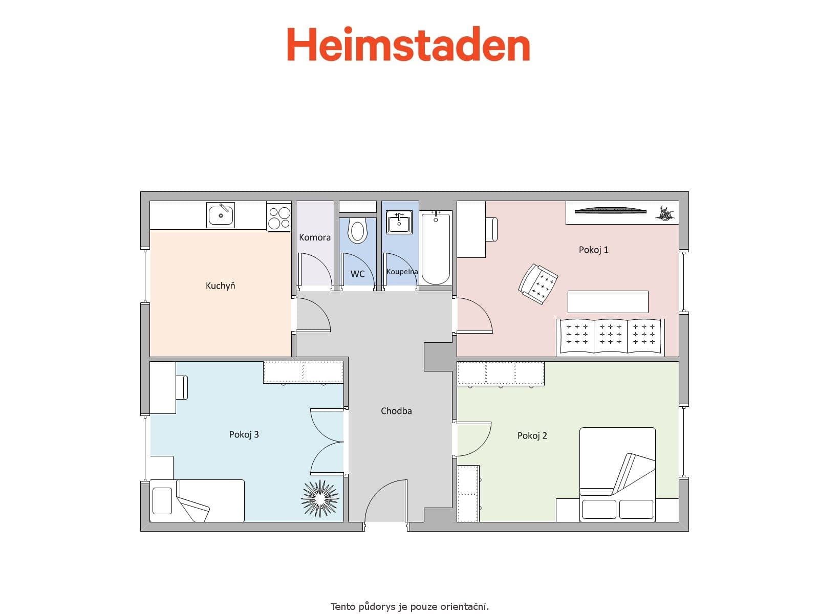 Pronájem bytu 3+1 75 m², Jurkovičova, Karviná, Moravskoslezský kraj Pronájem bytu 3+1 75 m², Jurkovičova, Karviná, Moravskoslezský kraj