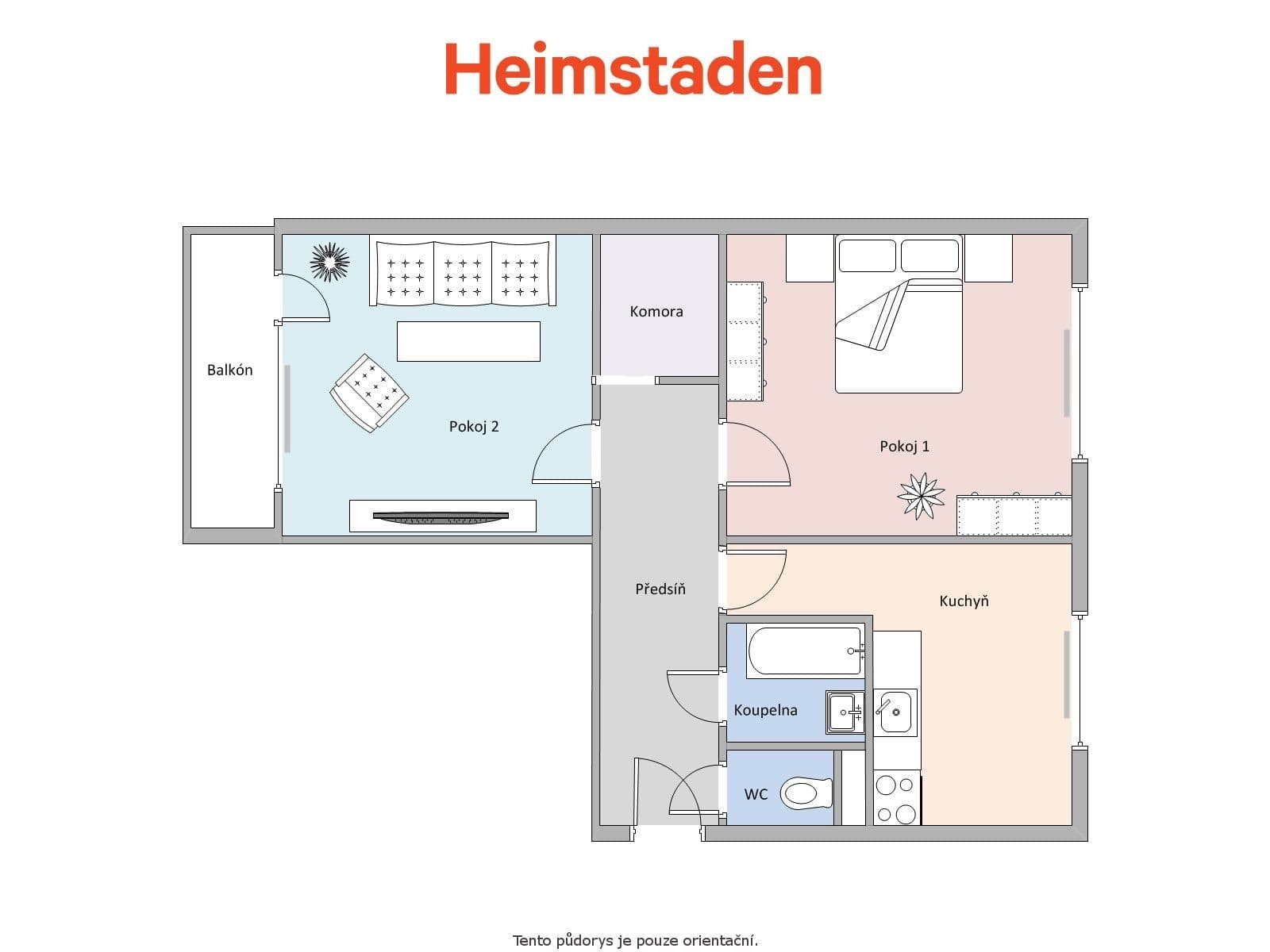 Pronájem bytu 2+1 57 m², Prameny, Karviná, Moravskoslezský kraj Pronájem bytu 2+1 57 m², Prameny, Karviná, Moravskoslezský kraj