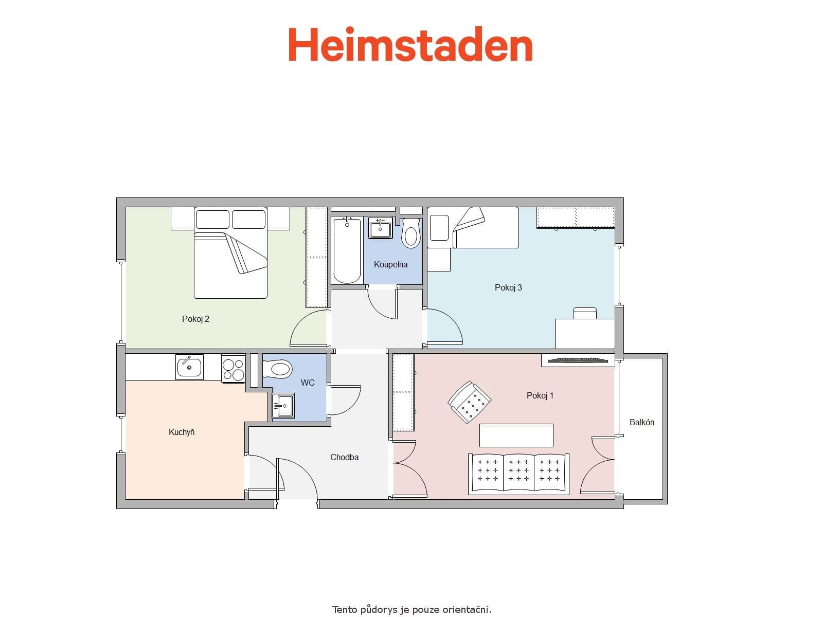 Pronájem bytu 3+1 77 m², Československé armády, Frýdek-Místek, Moravskoslezský kraj Pronájem bytu 3+1 77 m², Československé armády, Frýdek-Místek, Moravskoslezský kraj