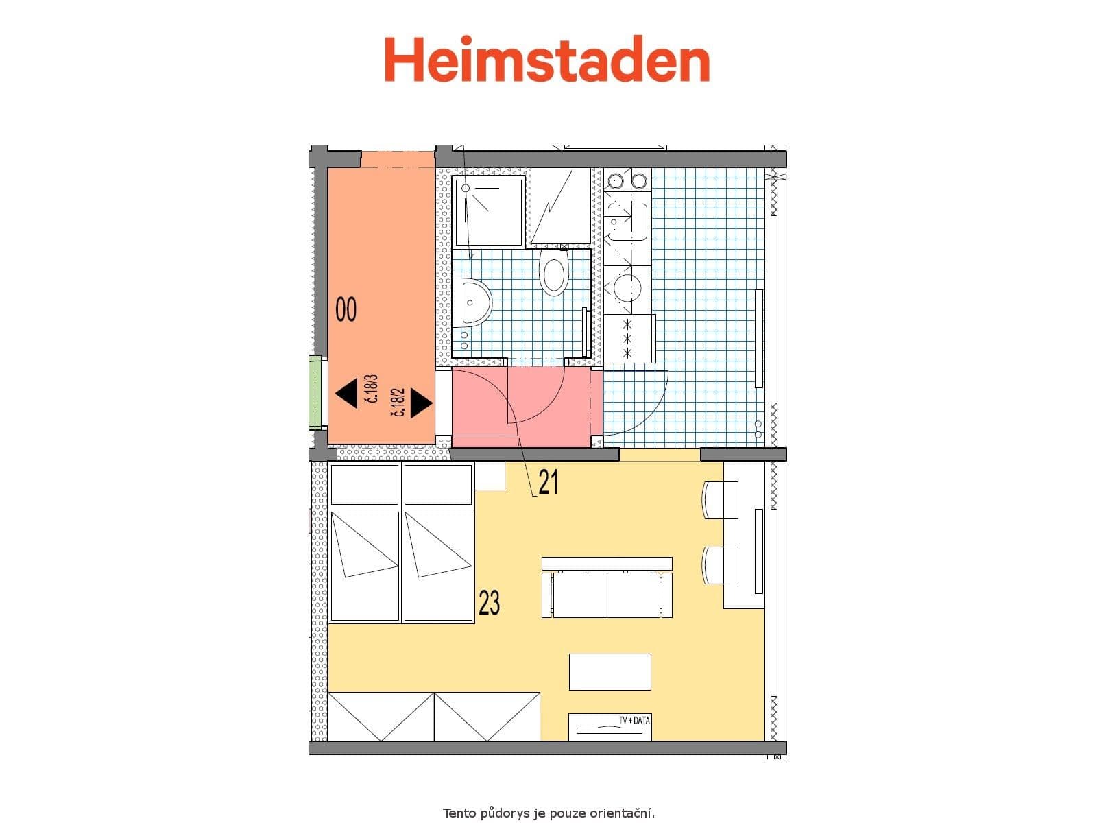 Pronájem bytu 1+kk 30 m², Slovenská, Karviná, Moravskoslezský kraj Pronájem bytu 1+kk 30 m², Slovenská, Karviná, Moravskoslezský kraj