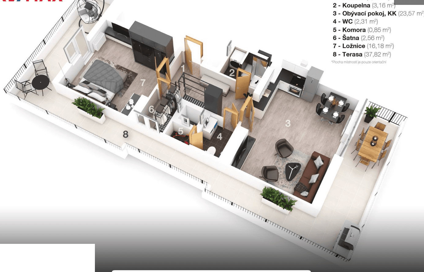 Pronájem bytu 2+kk 56 m², Sdružení, Praha, Praha Pronájem bytu 2+kk 56 m², Sdružení, Praha, Praha