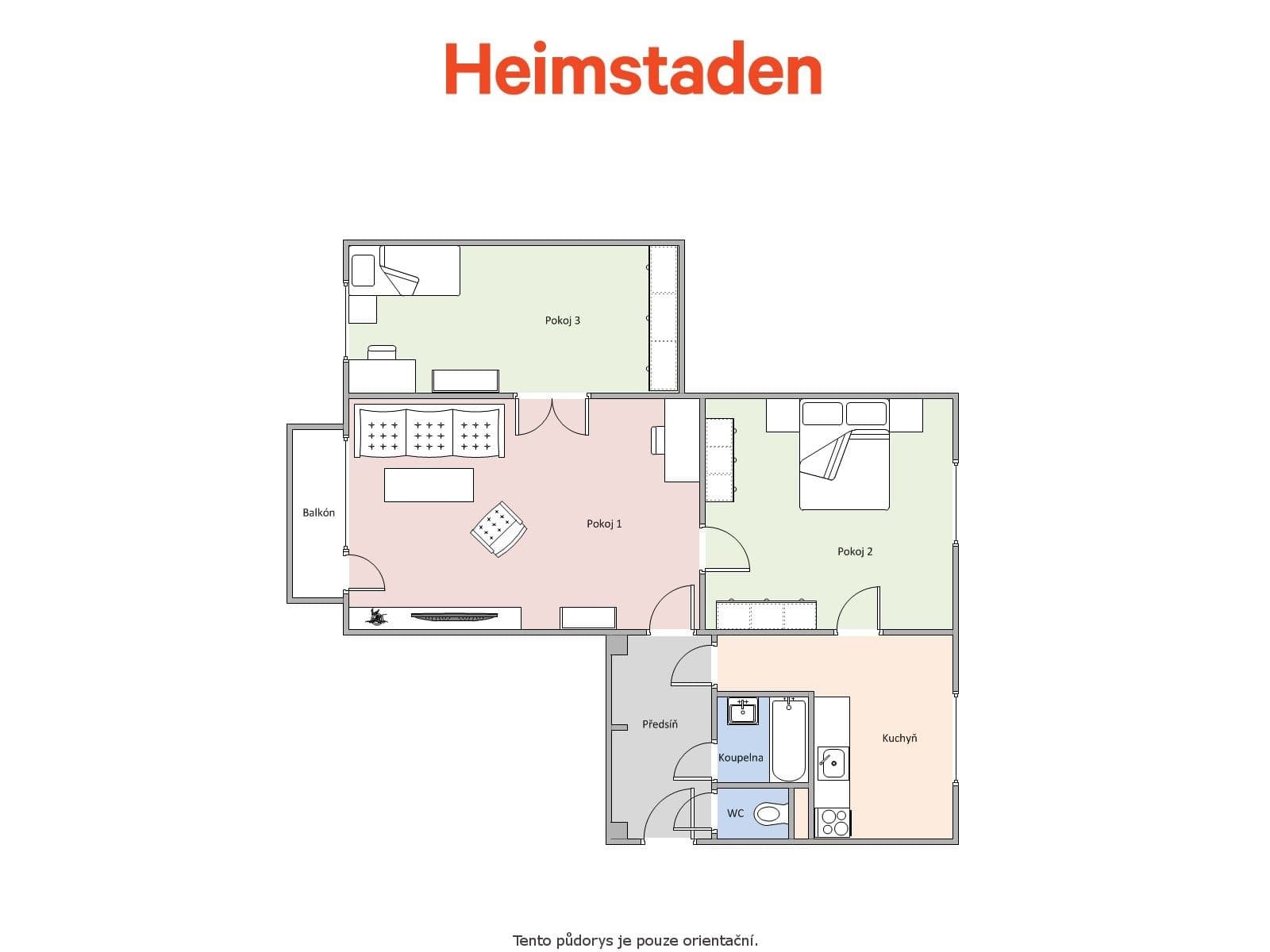 Pronájem bytu 3+1 65 m², Mánesova, Havířov, Moravskoslezský kraj Pronájem bytu 3+1 65 m², Mánesova, Havířov, Moravskoslezský kraj