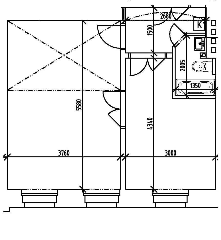 Pronájem bytu 2+kk 45 m², Na Bělidle, Praha, Praha Pronájem bytu 2+kk 45 m², Na Bělidle, Praha, Praha